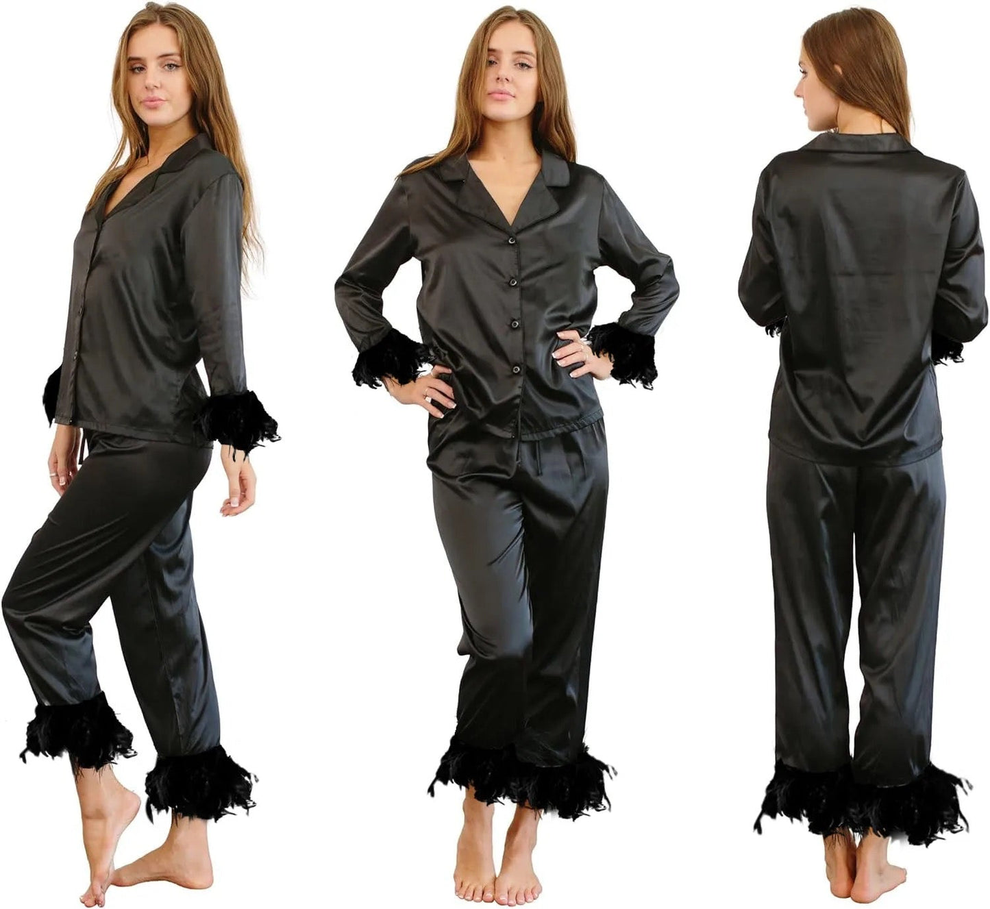 Black FeatherLite Nightwear