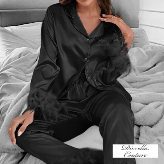 Black FeatherLite Nightwear